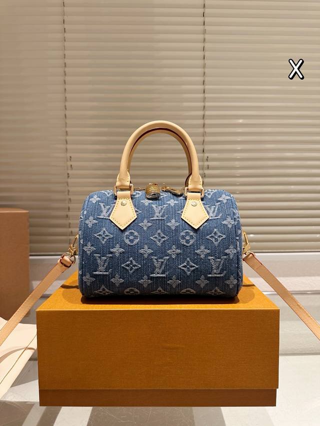 Original Denim Denim Nano This Is A Heartbeat Signal This Nano Speedy Handbag Is