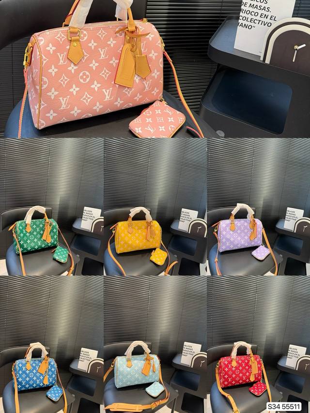 With Airplane Box Folding Box Lv Travel Bag This Speedy Bandouli Re Monogram Lea