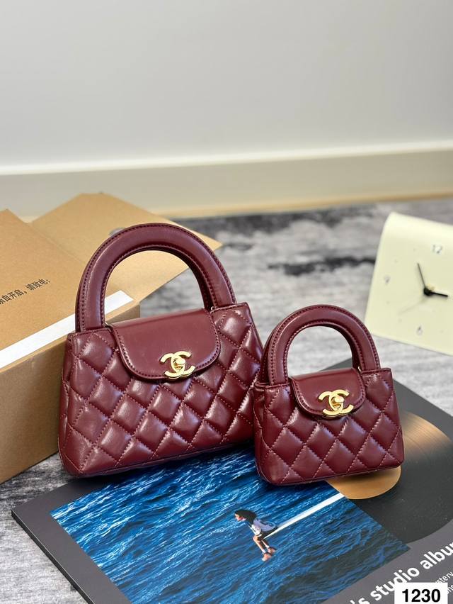 With Box Size Small 12 Large 20 Chanel 23K Kelly Super Mini The Most Beautiful 2