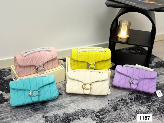 Gift Box Coach All Black Chain Otabby Series New Coach Chain Bag Ceiling Is Here
