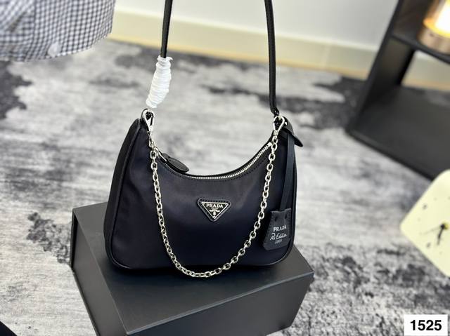 size 23 14Cm Prada Hobo Nylon Underarm Bag The Real Thing Is Really Perfect T