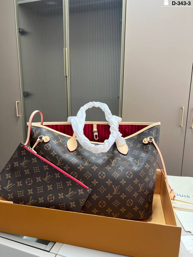 All-Steel Hardware Chip Version Lv Louis Vuitton Shopping Bag You Will Instantly
