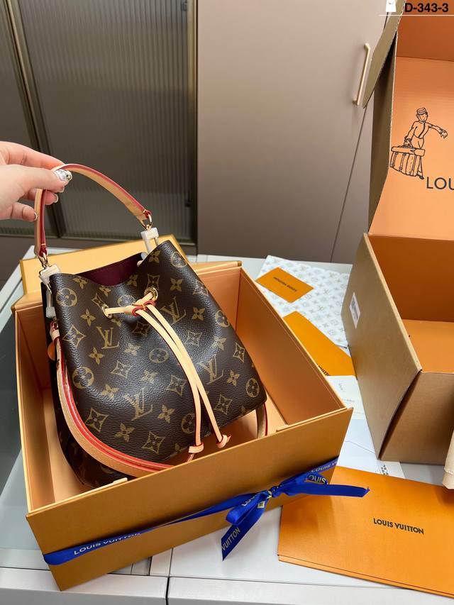 Full Steel Hardware Chip Version Lv Champagne Bucket Bag High-End And Elegant Wi
