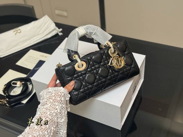 With Box Dior Lady Horizontal Version Princess Diana Bag 2025 Dior New Bag Model