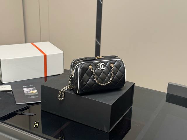 With Folding Box Size 18.11Cm Chanel 25P Bowling Bag This Bowling Bag Is Really