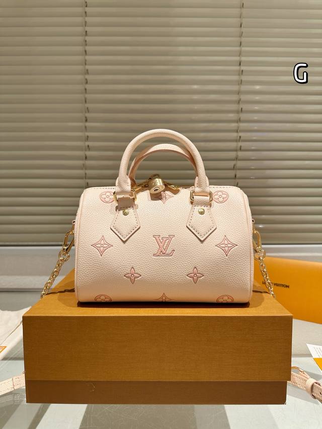 Full Set Package Lv Speedy 20Cm Pillow Bag, No Matter The Style, The Lining Is T