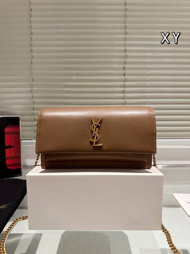 ysl New Sunset V Is High-End And Fashionable New #Saint Laurent New 24Cm Doub