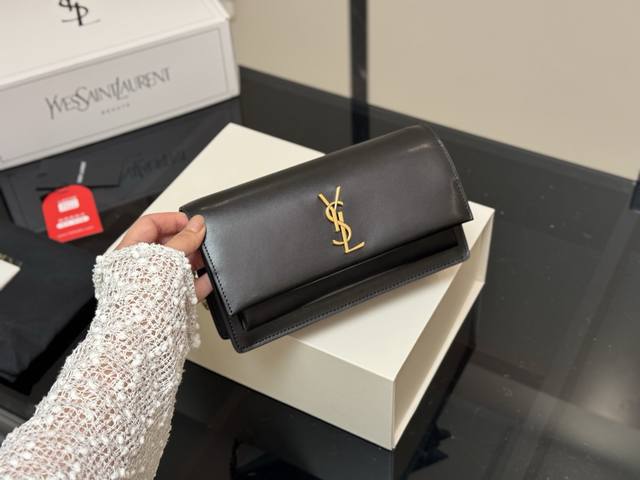 With Folding Box Airplane Box Ysl Saint Laurent Sunset Bag Sunset Bag Accompany