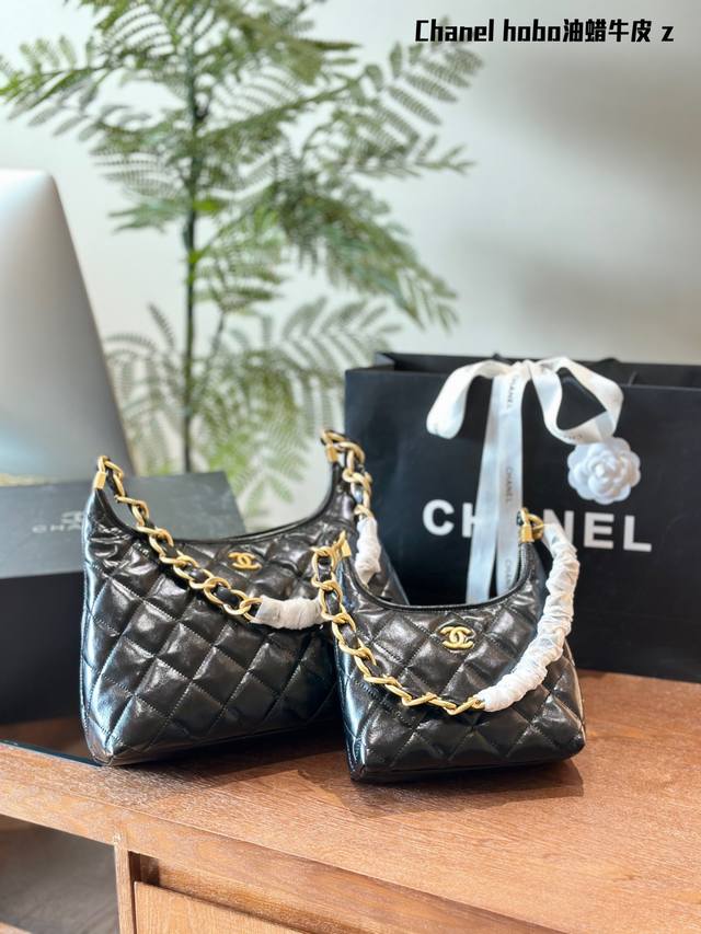 Cowhide Chanel 24Ait Bag Warning Hobo Series Dark Horse Sisters, Today I Want To