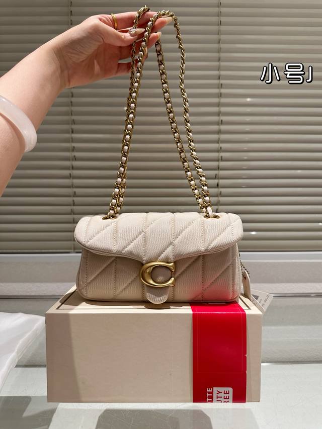 Gift Box Coach All Black Chain Otabby Series New Coach Chain Bag Ceiling Is Here