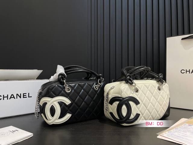 With Box Chanel Vintage Bowling Bag Chanel Vintage Bowling Bag Jennie Same Style