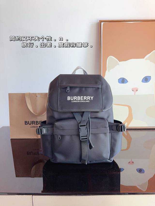 Burberry Backpack The Highly Recognizable Burberry Brand Logo Instantly Enhances