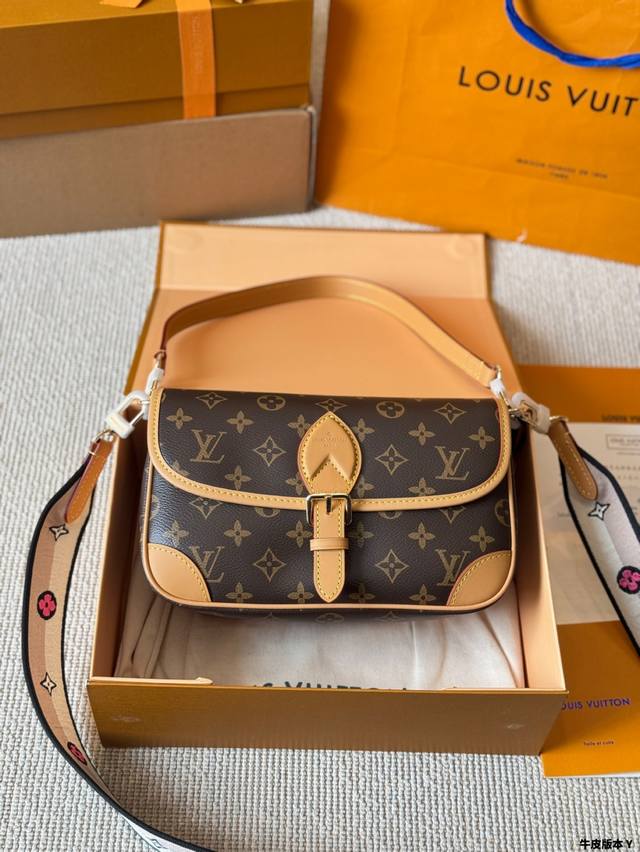 Cowhide Version Lv Louis Vuitton Diane Baguette Bag Lv Baguette Diane Is Absolut