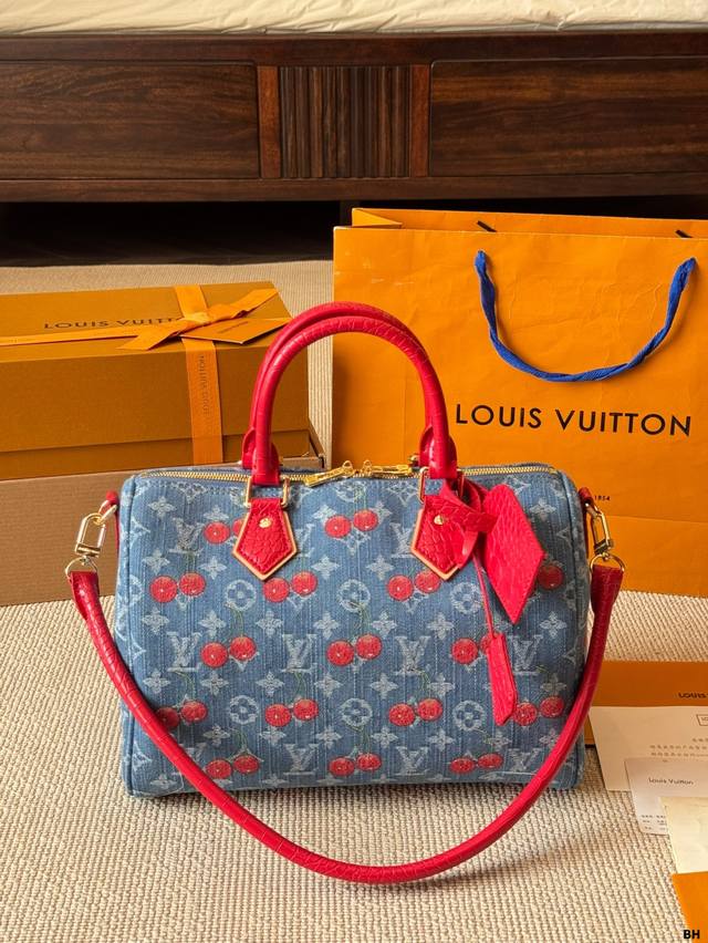 lv Speedy Pillow Bag Denim Lv Speedy 30Cm Pillow Bag, No Matter The Style, Th