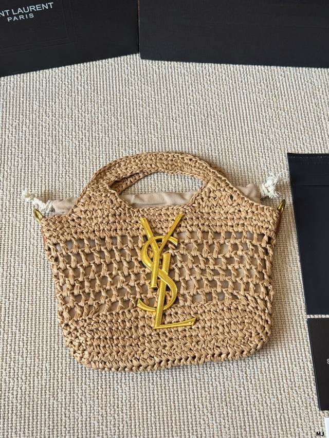 ysl Straw Bag Why Don't You Own Such A Beautiful Straw Bag In Summer 100% Per