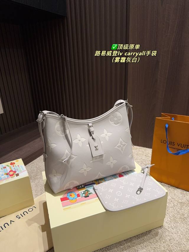 Top Original With Folding Box Size 32.17 Louis Vuitton Lv Carryall Handbag The T