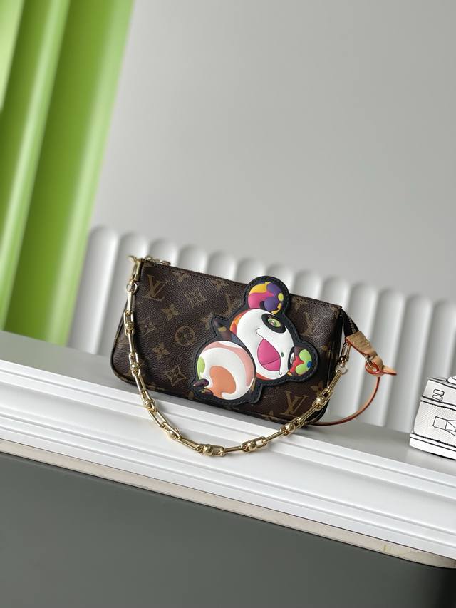 with airplane box folding box Lv Louis Vuitton style underarm second-hand mahjon