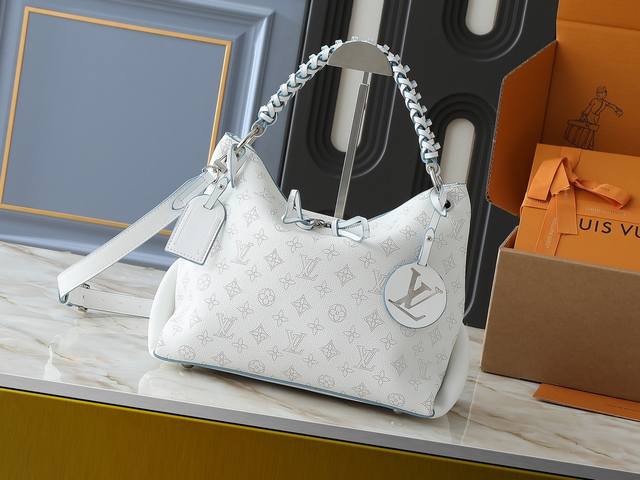 Folding gift box Size: 25*18Cm Lv Sakura series hand-held water ripple shell bag
