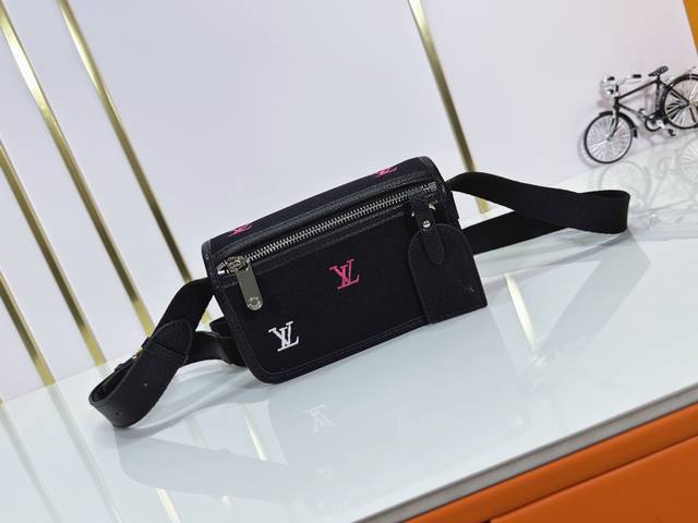 Original replica leather Louis Vuitton Dauphine messenger bag, all leather, vers