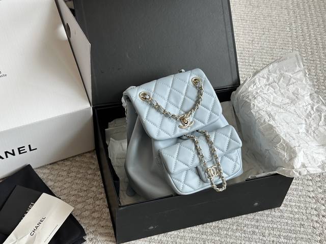 with gift box. Chanel chain shoulder bag C logo multi-layered convenient and pra