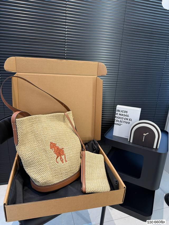 Cowhide version Lv Onthego jungle bag folding gift box original quality Lv AB su