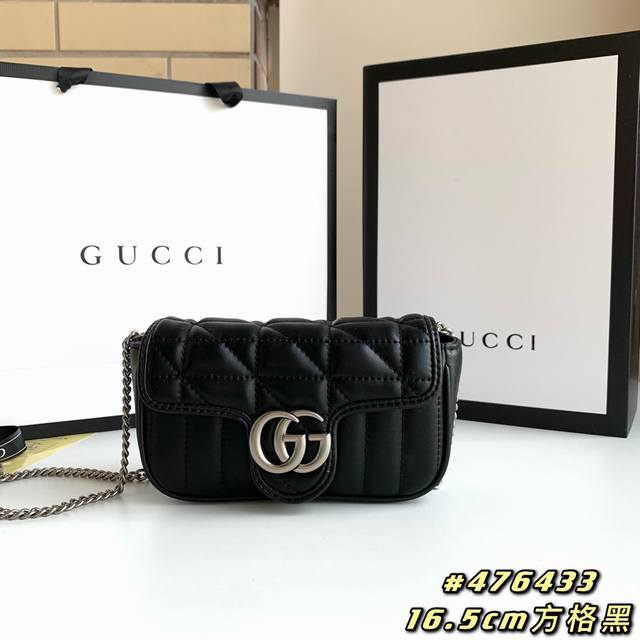 Upgraded version real shot# Cowhide with box Model: 476433 Checkered black Size: