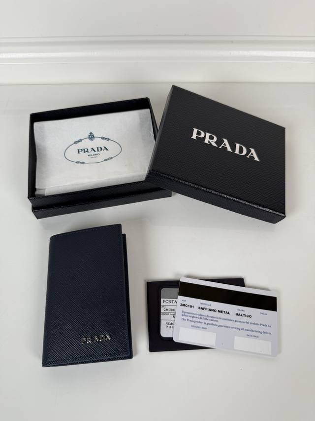 P cross pattern men's card holder, dark blue, model 2Mc101, size 11