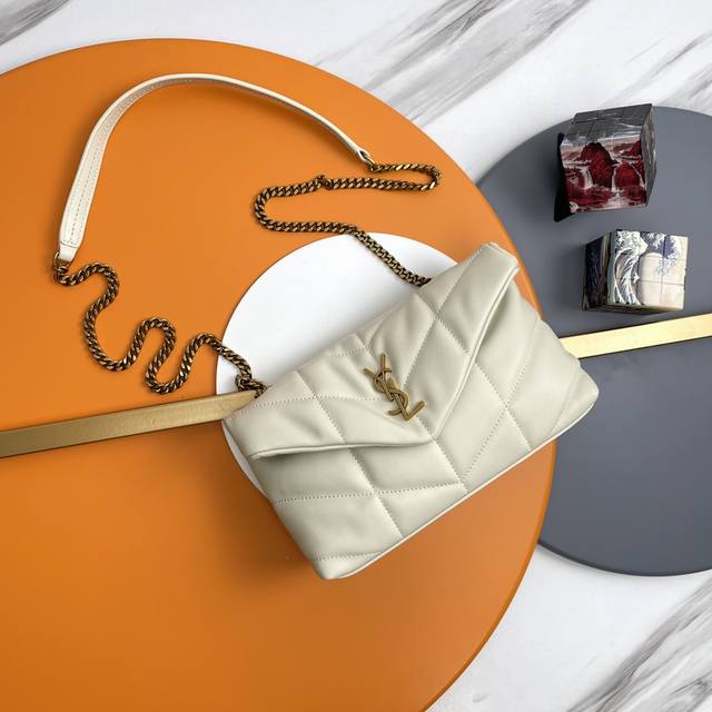 Creamy white with gold buckle _Mini crossbody bag is coming! The whole bag is ma