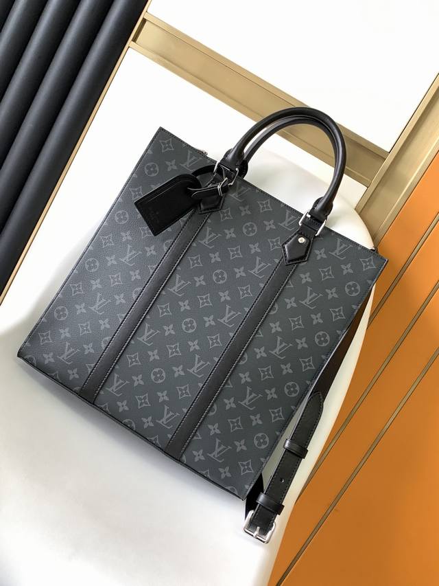 Top Original M46452 Black Flower Briefcase Handbag Series Sac Plat Handbag This