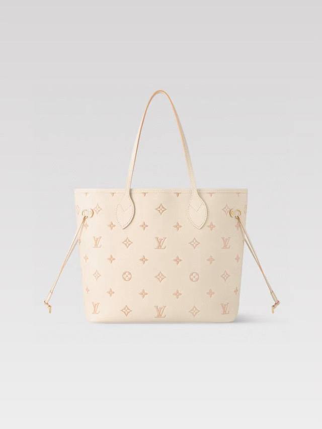 Top Original Dynamic 163 63 Chip Neverfull Mm Medium Handbag M14285 Cream Aprico