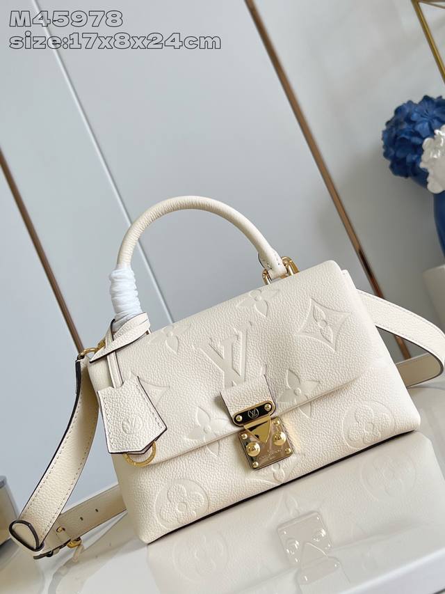 Factory Price P Top Original M45978 White Embossed M46008 This Madeleine Bb bag
