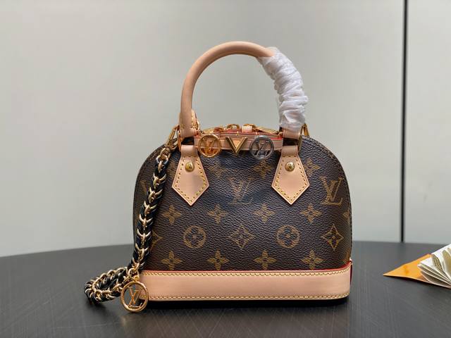 Factory Price P Top Original M14339 Old Flower Chain Shell Bag Alma Mini Lv&I Ha