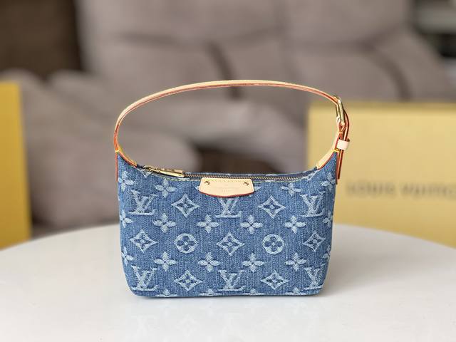 Model: M82949 Blue denim Mini Moon bag Mini Moon handbag The Mini Moon handbag i
