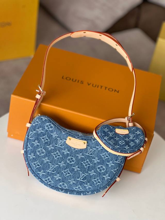 Top original model: M46856 denim new Lv latest Lv Monogram horn shoulder strap c
