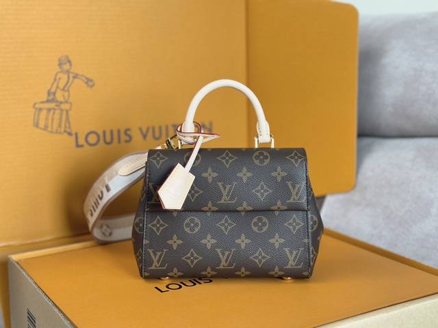 Original leather Cluny Mini M46055 The pure structure and silhouette of the bag