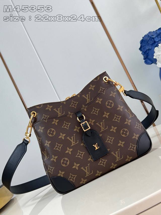 Top original home real shot M45353 black Louis Vuitton launched the new Odeon sm