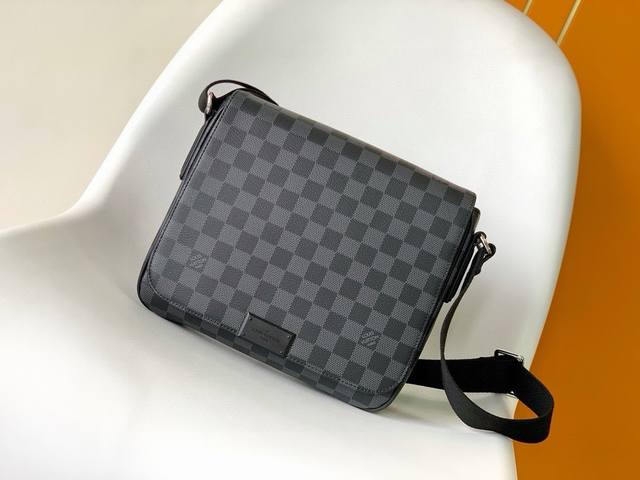 Top original M41213 black grid coffee grid District small District small handbag