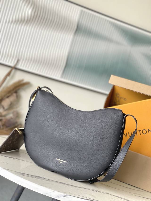 Top-grade original leather M14471 Launched Lowkey Cookie medium handbag, with el