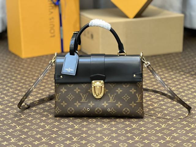 Top-grade original M43125 Monogram Messenger Bag Series The new One Handle flap