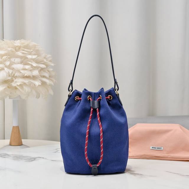 5Nr038 New canvas bucket bag, made of twill waterproof canvas fabric, high-end a