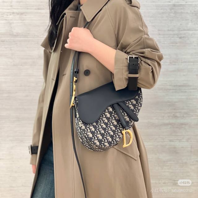 Dior new style Saddle bag new product The classic Dior gives you a full sense of