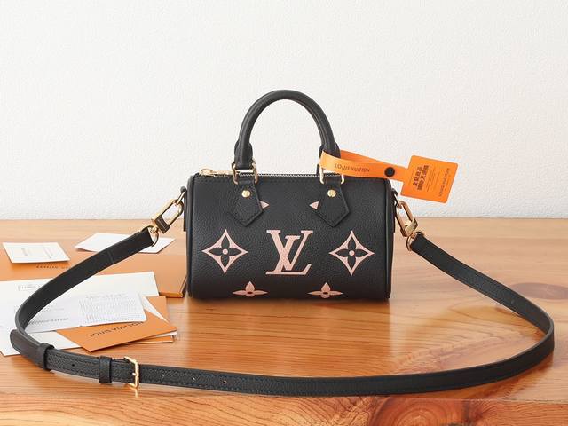 P The Nano Speedy Bag with a chip-changing version is a classic Louis Vuitton Sp