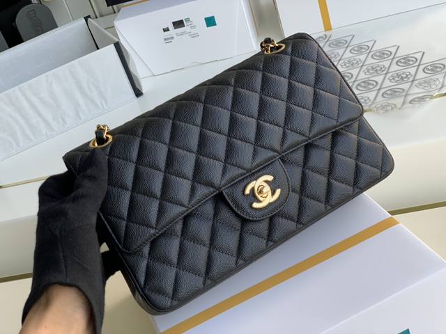 Chip platinum version genuine packaging as shown Chanel Classic Flap Medium Cf s