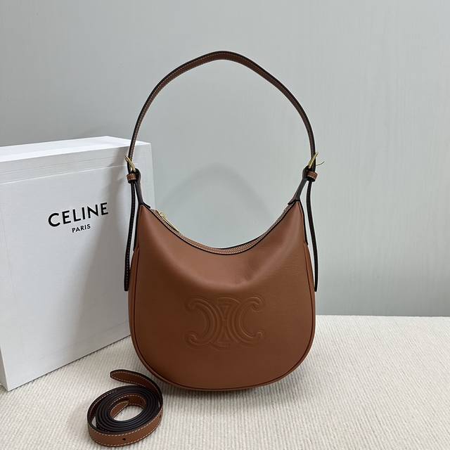 Celine new product in stock Ce's new small Heloise Hobo underarm bag is a must-h