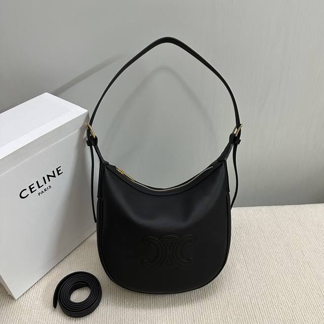 Celine new product in stock Ce's new small Heloise Hobo underarm bag must be inc