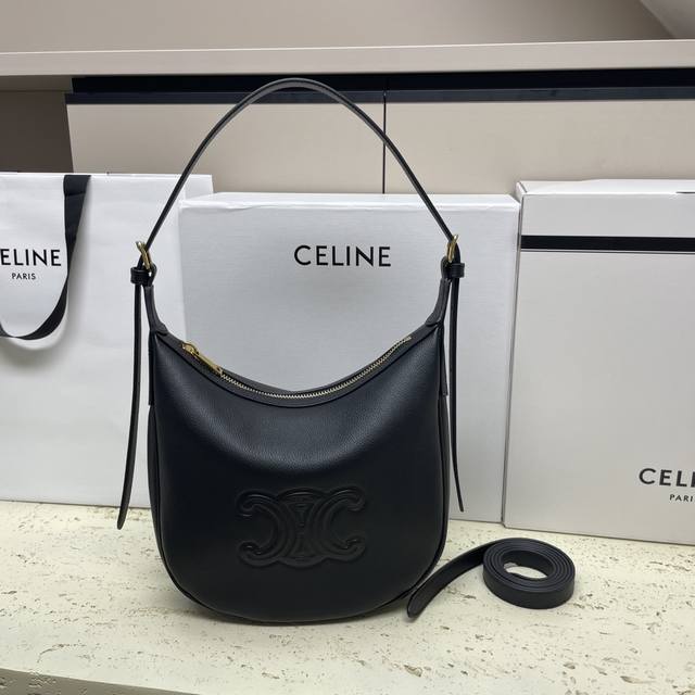 Small Helose Triomphe soft calfskin bag Adjustable shoulder strap for shoulder o