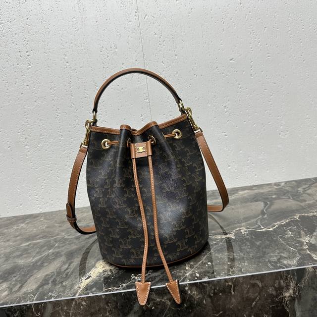 Clara Logo Printed Calfskin Handbag 8 x 9 x 8 inches 20 x 24 x 20 cm Logo print,