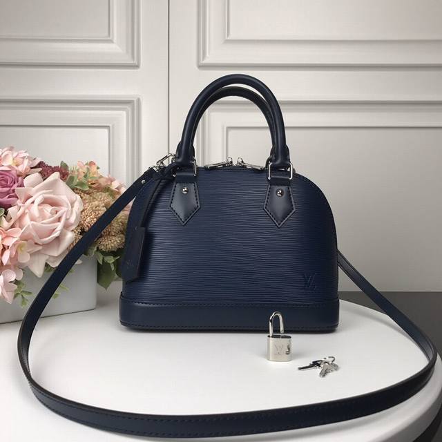 M40301 Indigo Blue Top Original Alma Bb Handbag The lovely Alma Bb handbag is ba