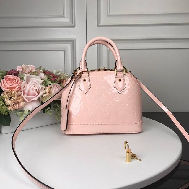 M91606 Ballet Pink Top Original Alma Bb Handbag The lovely Alma Bb handbag is ba