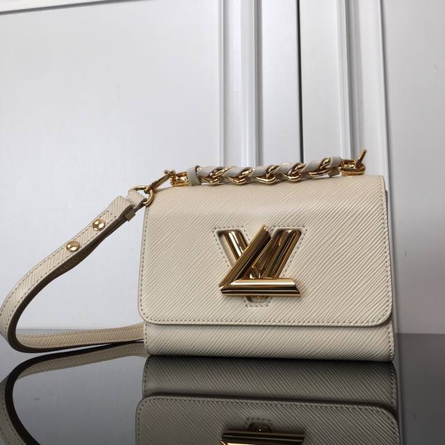 M59852 Original top grade This small Twist handbag is made of Epi grain leather,